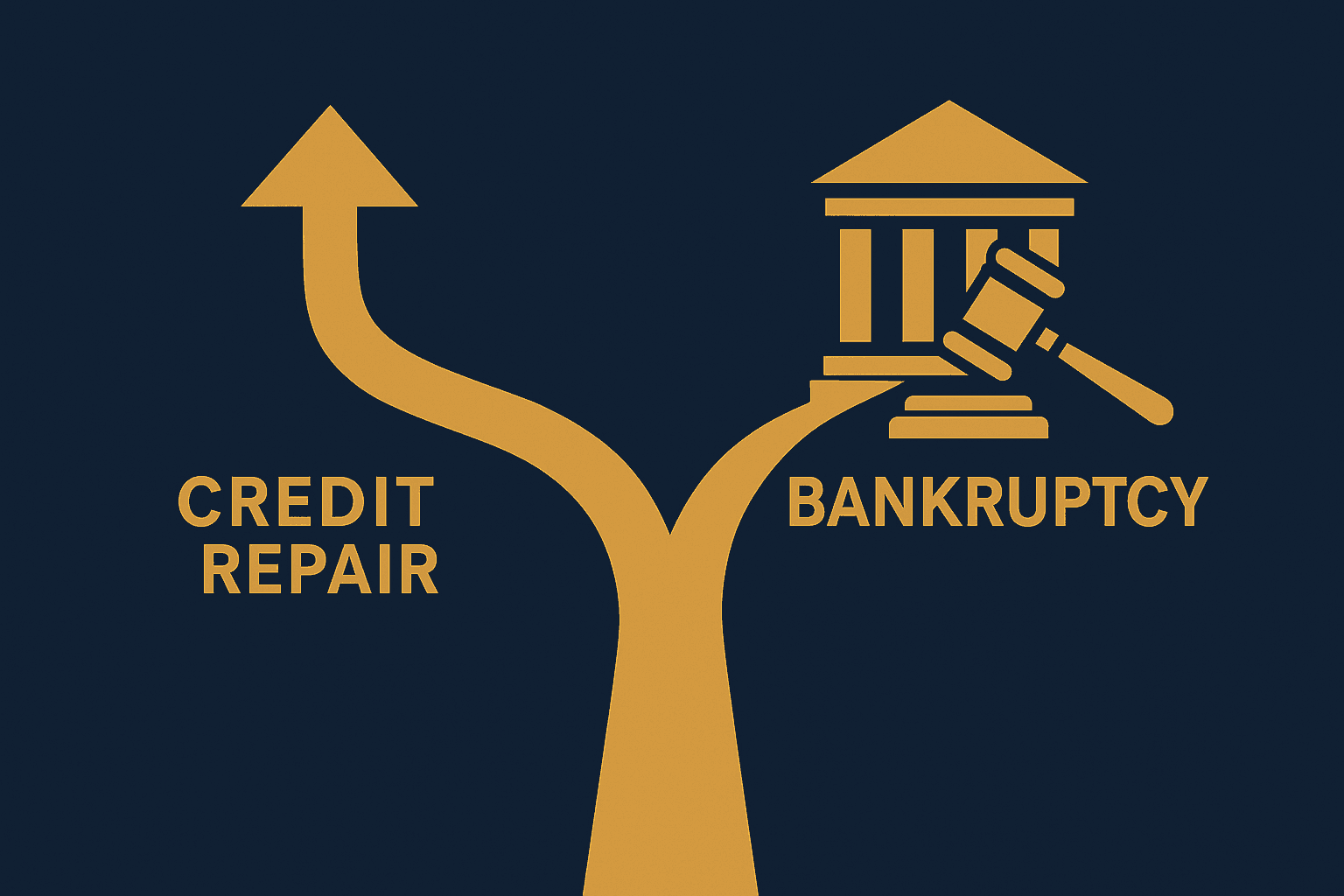 Credit Repair vs Bankruptcy: Which Option Should You Choose?