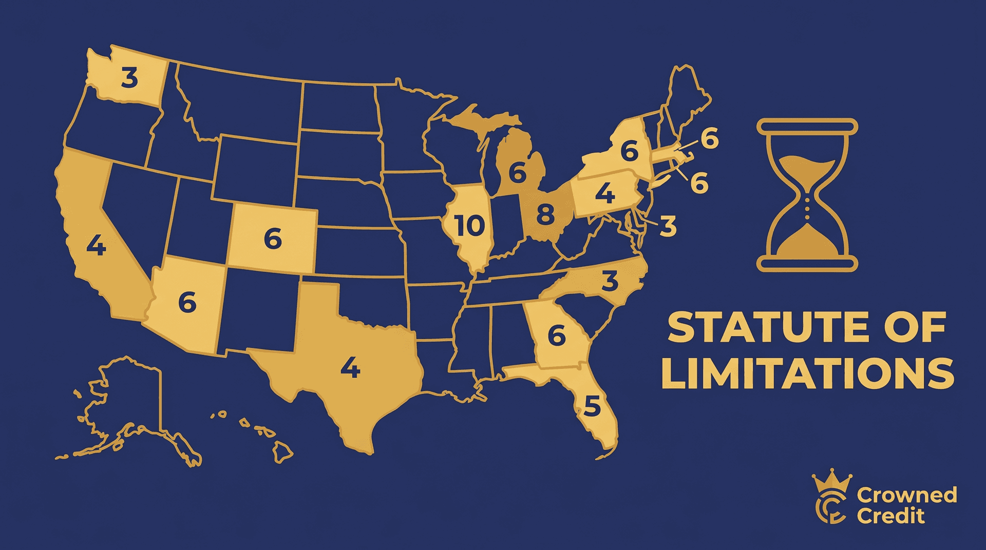Statute of Limitations on Debt by State (2026 Guide)